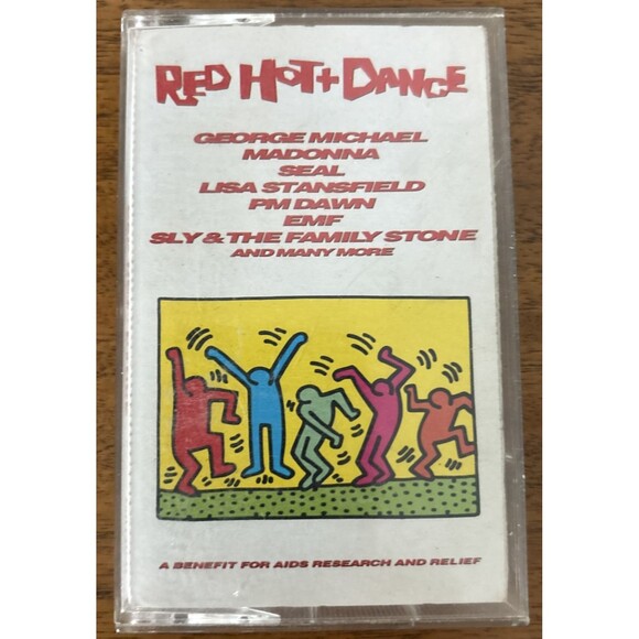 Red Hot + Dance - AIDS Research & Relief Benefit Album - Cassette Tape (1992) - Picture 1 of 8